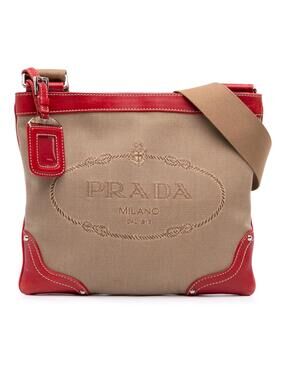 Prada Canvas Canapa Logo Crossbody Pre- #323070P49B